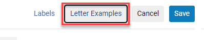 Letter Examples Button.