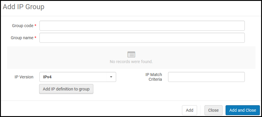 Add IP Group