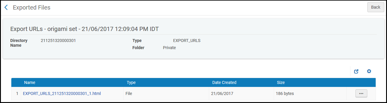Exported Processes From Last 30 Days Page
