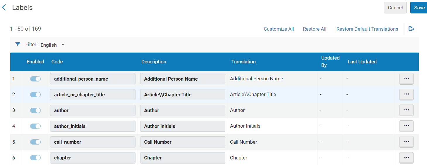 Query to Patron - Editing