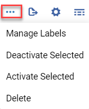 The row actions icon