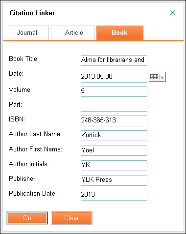 CitationLinkerBooksTab
