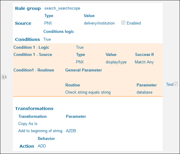 Add Search Scope Rule