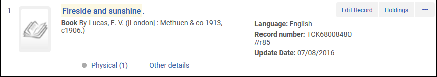 Repository Search Result – Holdings Without Item