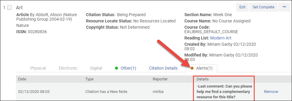 Notes Shown in Details in Alma Citation Brief Information.png