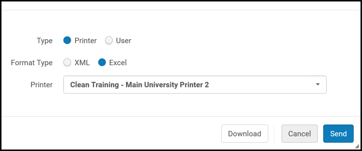 Print Slip Report Dialog Box