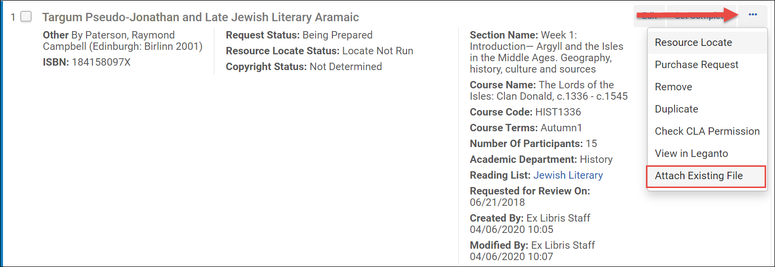Searching for and Adding Similar Citations with Attached Files to the Current Citation.