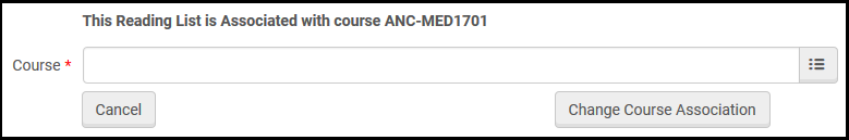 The associate with a course window.