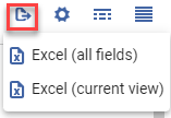 Excel export.