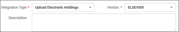 Configuring Upload Electronic Holdings Integration Profile, Part 1