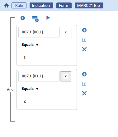 An example of Indication Rules.