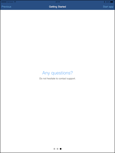 Getting Started Page