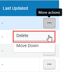 Physical Item Condition - Delete Condition