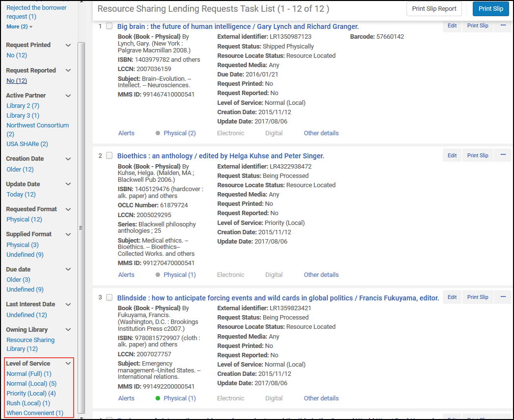 Lending_Request_Task_List_LOS_facet_highlighted