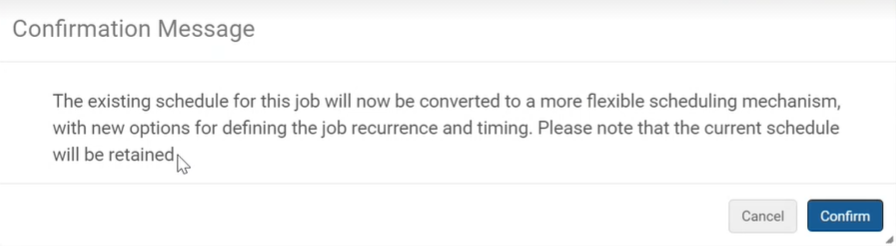 controlling the scheduled message