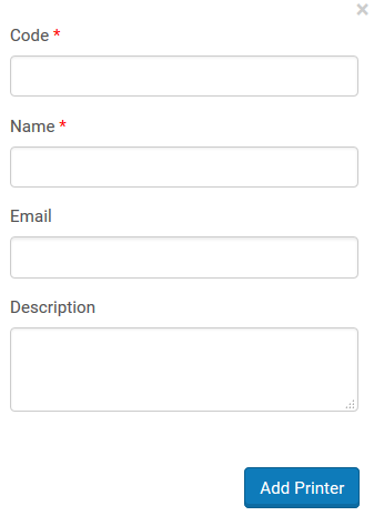 Add Printer Dialog Box