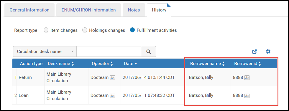 Loan History