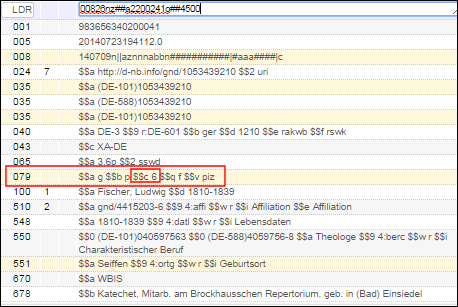 079 $c GND Authority Record