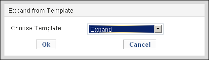 Expand from Template Dialog Box