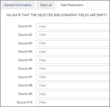 Fields to Validate as Empty