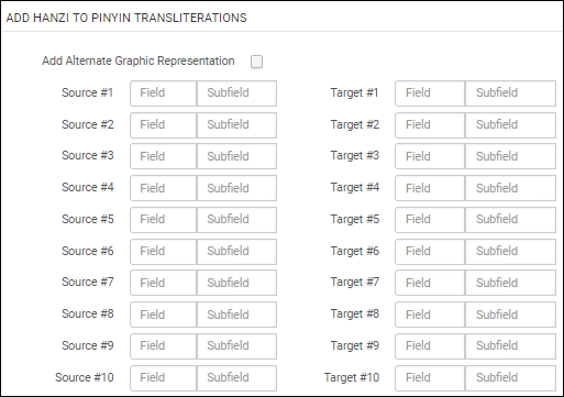 Hanzi to Pinyin Task Configuration
