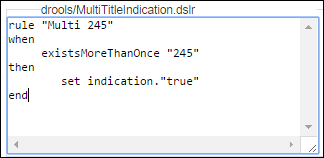 Indication Rule Provided (Multiple Titles)