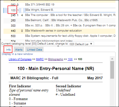 MD Editor Info Tab Related to the Help URL Option