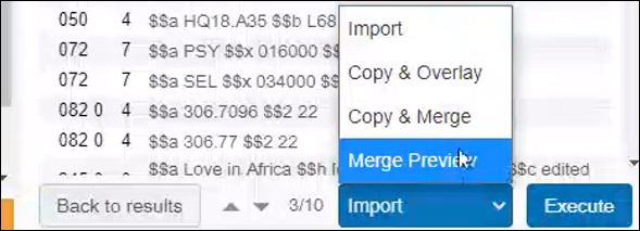 Merge Preview Link
