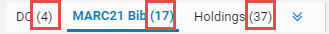 counters in the menu bar