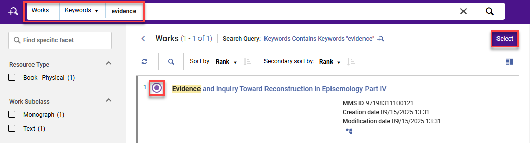 Internal Lookup Service