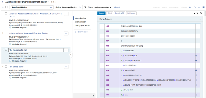 Title for Automated Bibliographic Enrichment