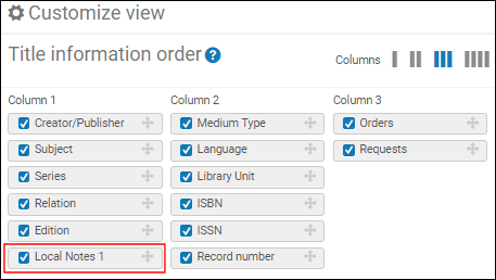 Configure Search Results View