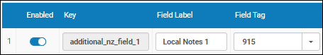 Customizing a Search Field