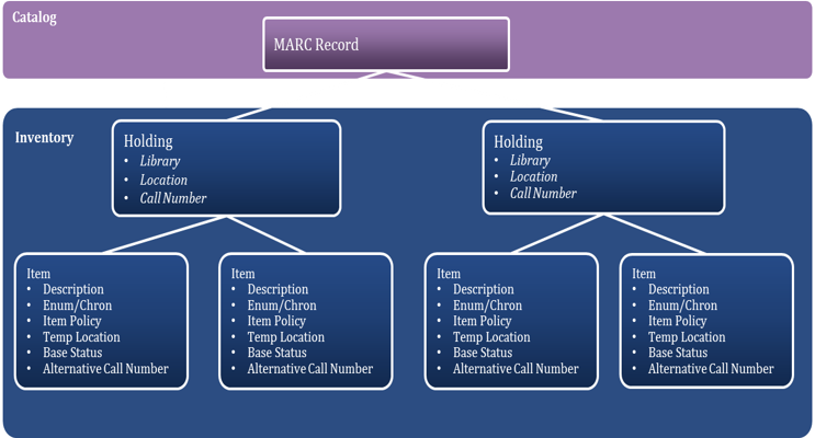 Data Elements for Holdings and Items