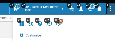 Alt Keyboard Shortcuts in Alma