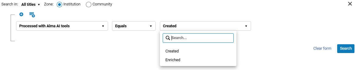 Title Search Index - Processed With Alma AI Tools