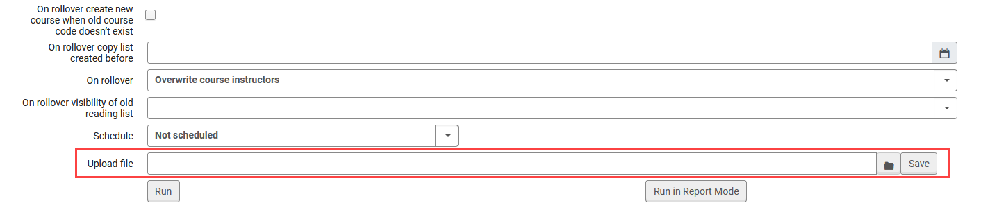 New Upload file field