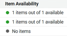No Items Available
