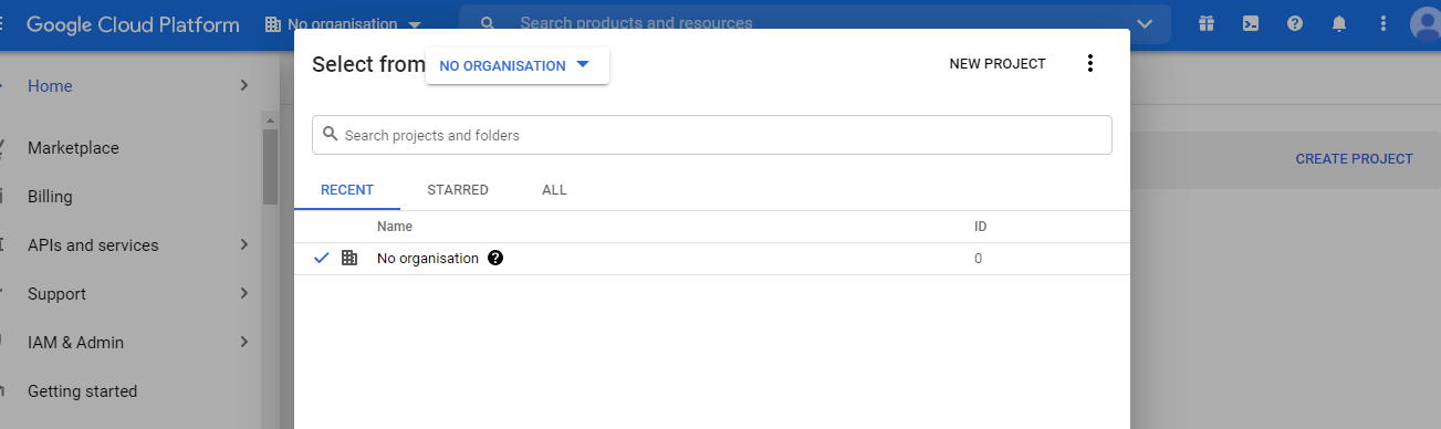 1 Select a project then new project.PNG