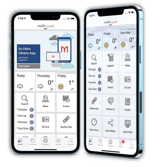 Library Mobile Screenshots