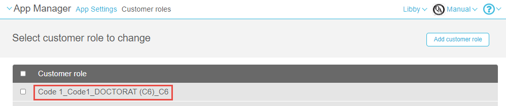 The Customer Role Added to campusM.