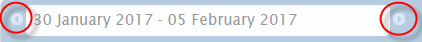 Scrollable Date Range