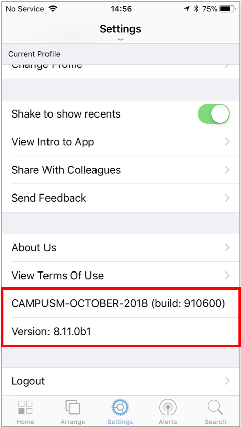 Monthly App Version in App Settings