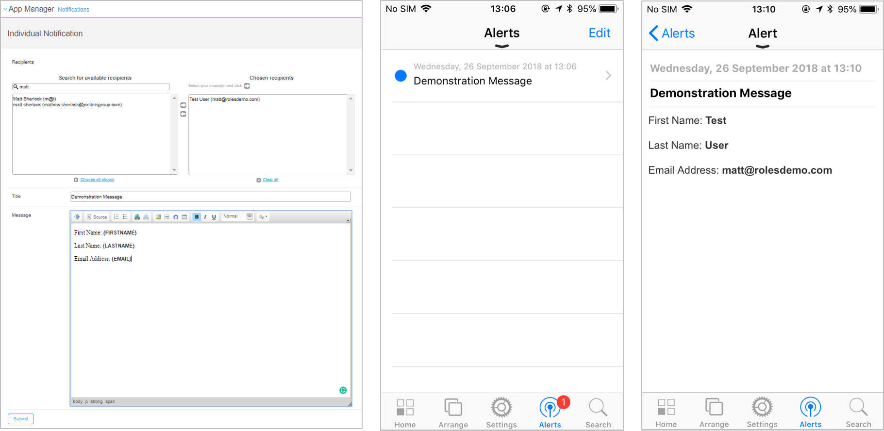 Personalized Alerts
