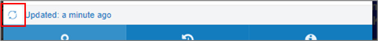The check-in screen refresh icon.