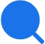 The Search Icon when the Search page is selected.