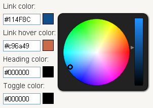 Black Config Color Configuring Custom Colors