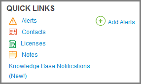 Quick Links (Home Page)