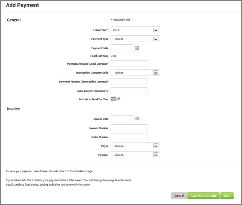 Add Payment
