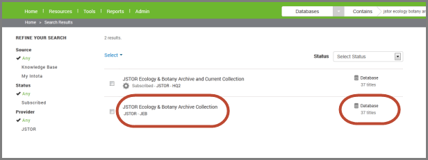database links